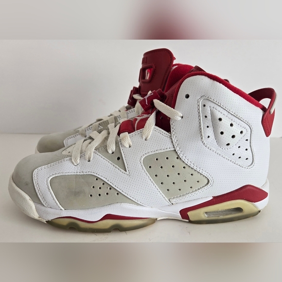 Air Jordan Retro 6 VI “Alternate‎ Hare” Gym Red (384665-113) 2016 US Size 7Y - Picture 6 of 10
